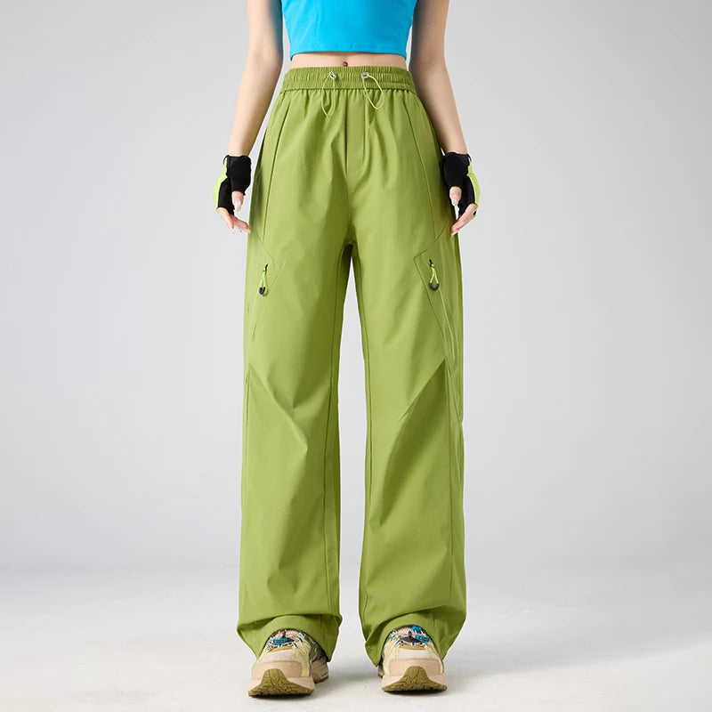 CHRLCK Waterproof Hiking Pants Women Autumn Mountaineering Cargo Pants Breathable Fishing Camping Cycling Trekking Trousers