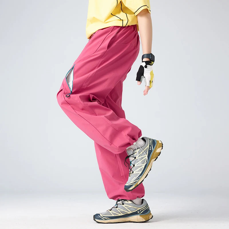 CHRLCK Waterproof Hiking Pants Women Autumn Mountaineering Cargo Pants Breathable Fishing Camping Cycling Trekking Trousers