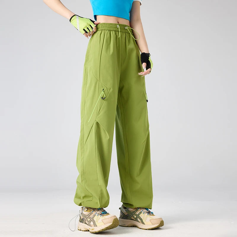CHRLCK Waterproof Hiking Pants Women Autumn Mountaineering Cargo Pants Breathable Fishing Camping Cycling Trekking Trousers