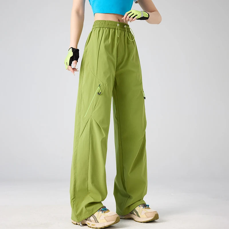 CHRLCK Waterproof Hiking Pants Women Autumn Mountaineering Cargo Pants Breathable Fishing Camping Cycling Trekking Trousers